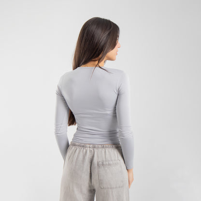 Microfiber Long Sleeve Top