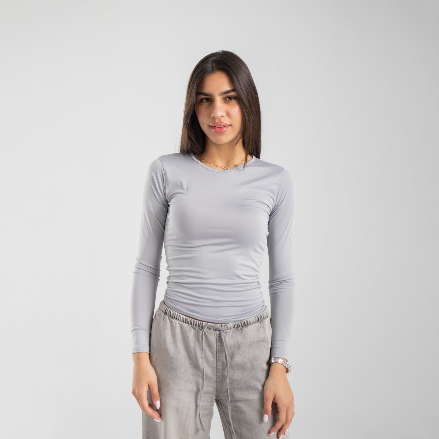 Microfiber Long Sleeve Top