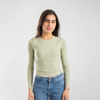 Microfiber Long Sleeve Top