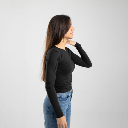 Microfiber Long Sleeve Top