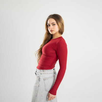 Microfiber Long Sleeve Top