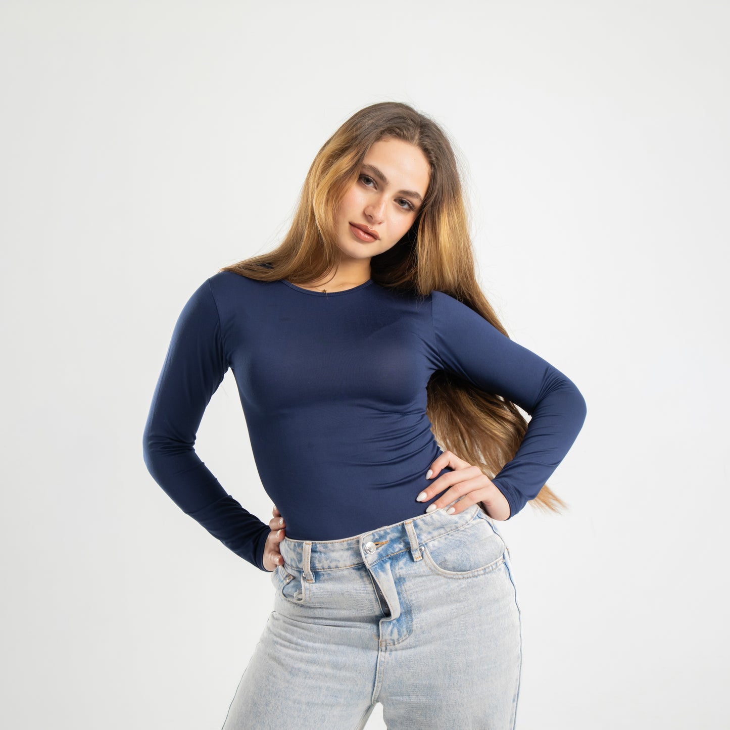 Microfiber Long Sleeve Top