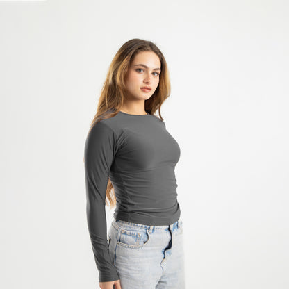 Microfiber Long Sleeve Top