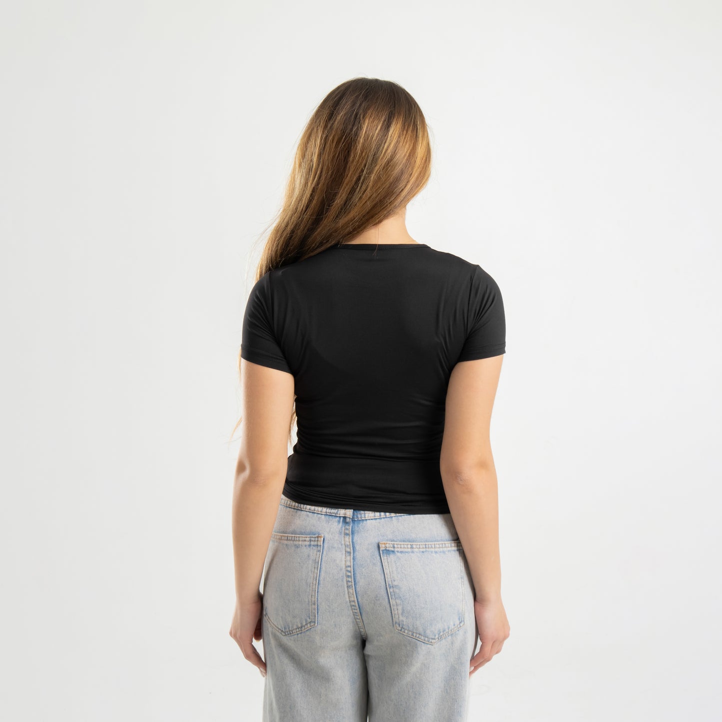 Microfiber Short Sleeve Top