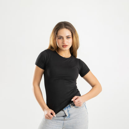 Microfiber Short Sleeve Top