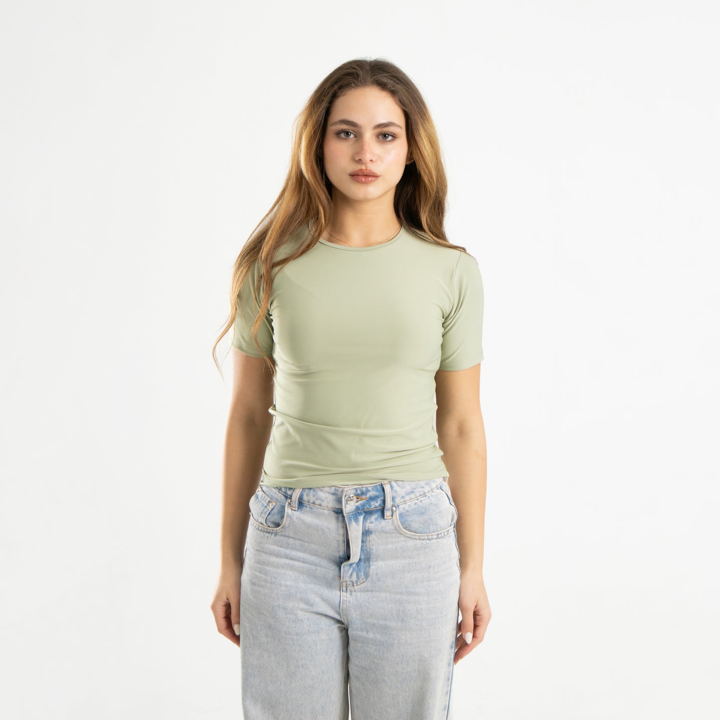 Microfiber Short Sleeve Top