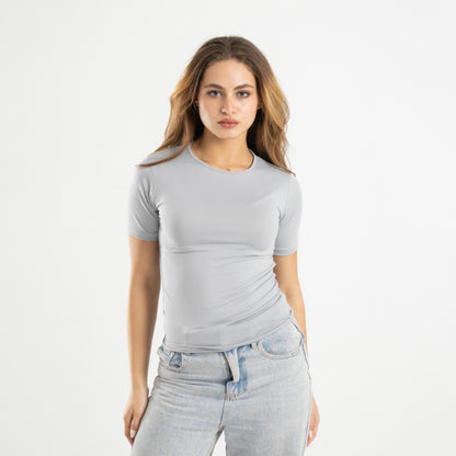 Microfiber Short Sleeve Top
