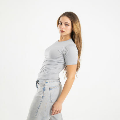 Microfiber Short Sleeve Top