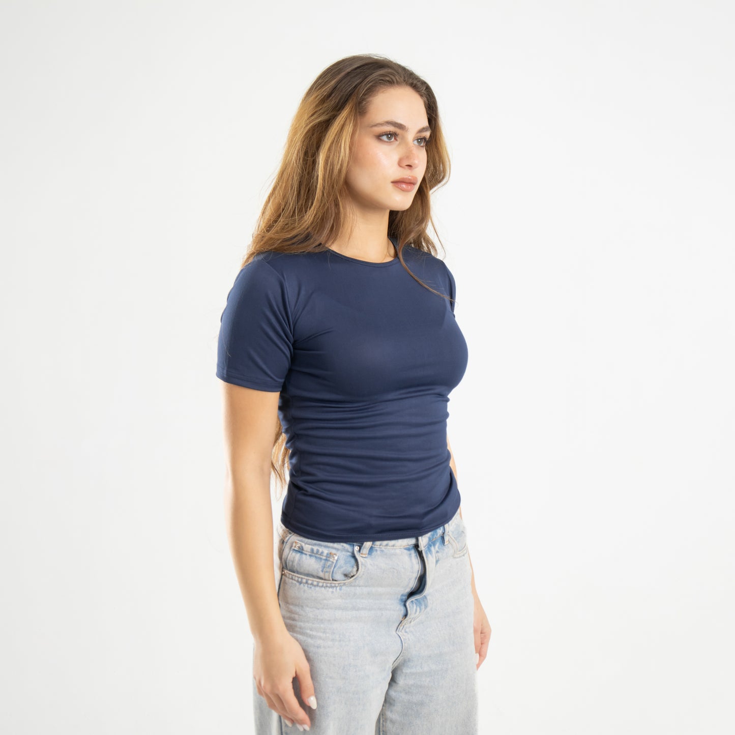 Microfiber Short Sleeve Top