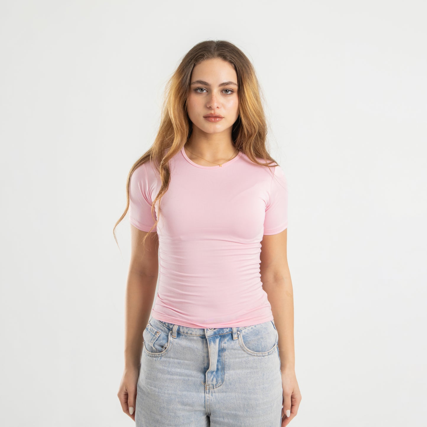 Microfiber Short Sleeve Top
