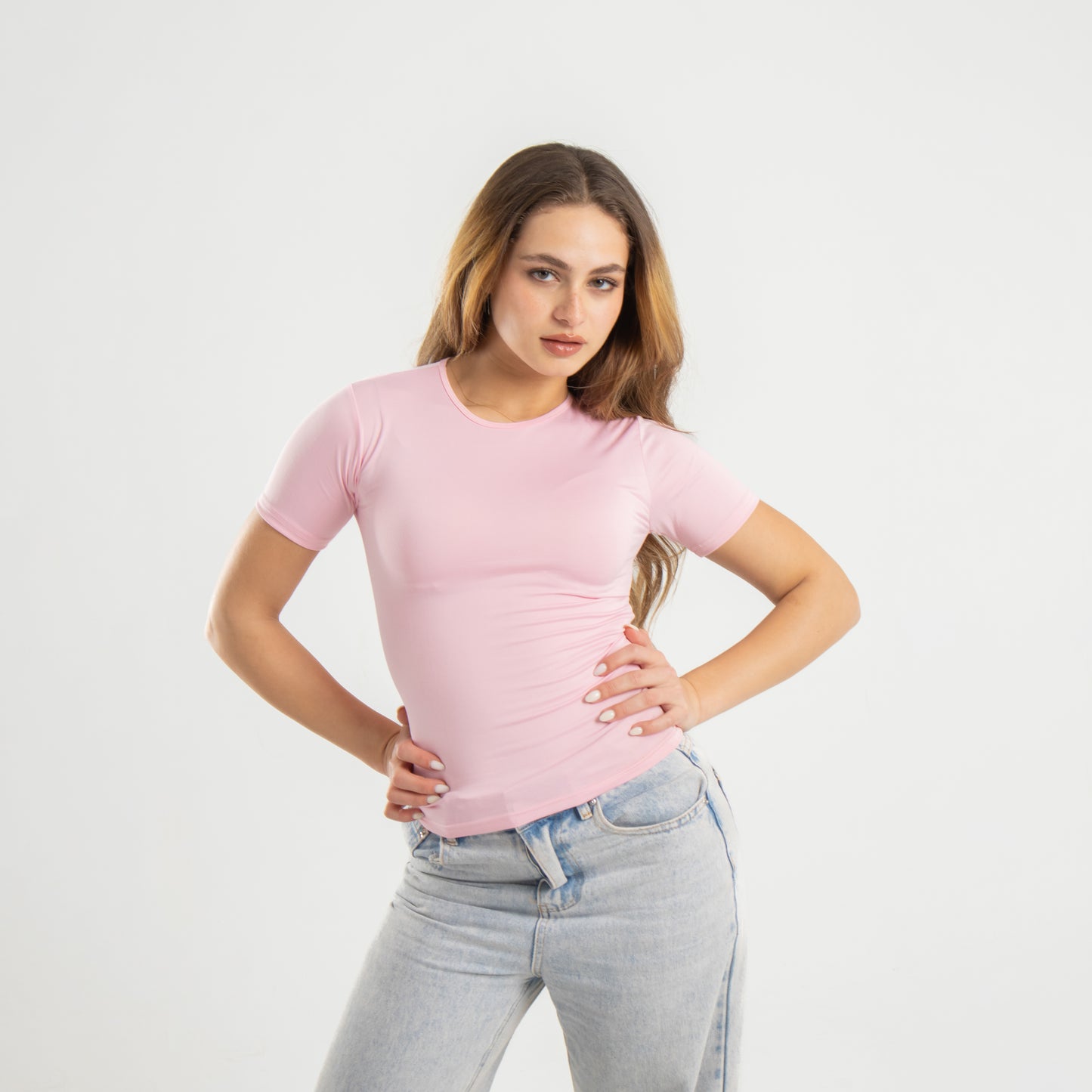 Microfiber Short Sleeve Top