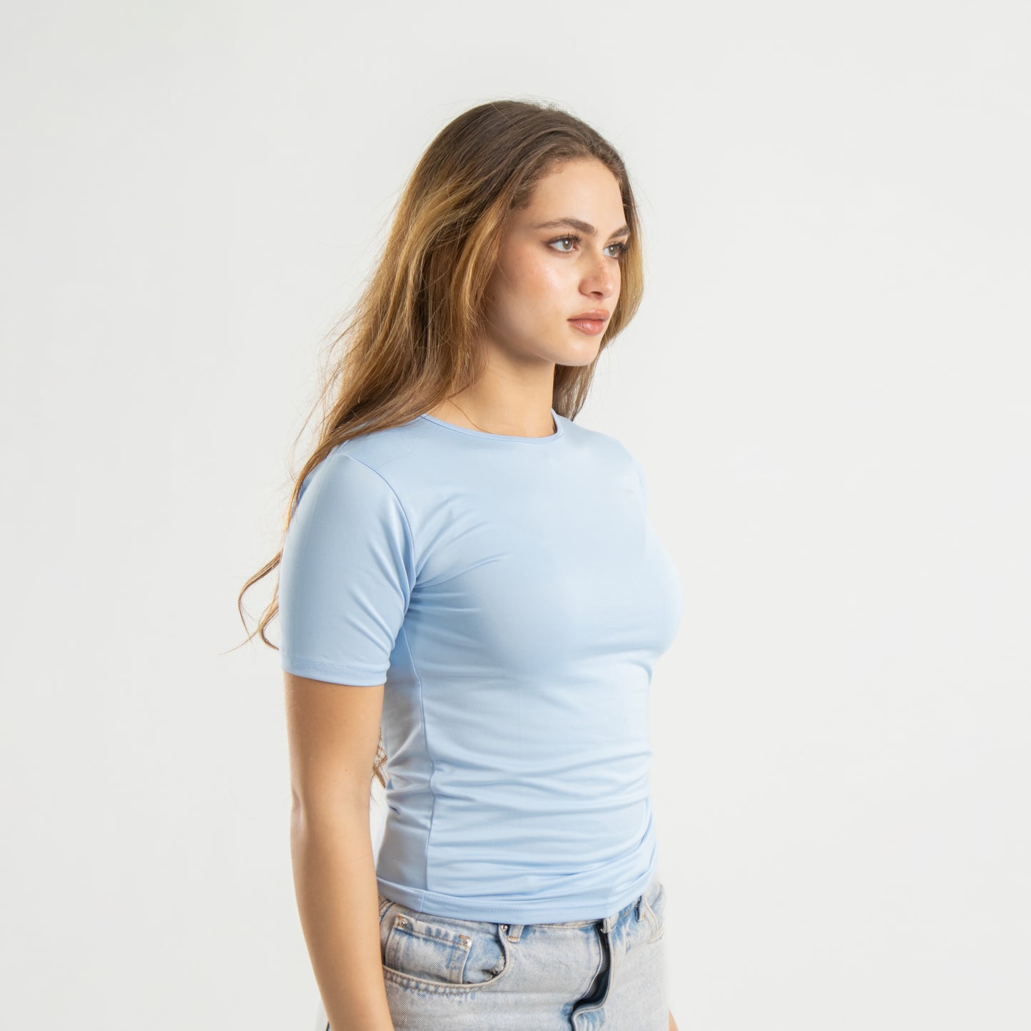 Microfiber Short Sleeve Top