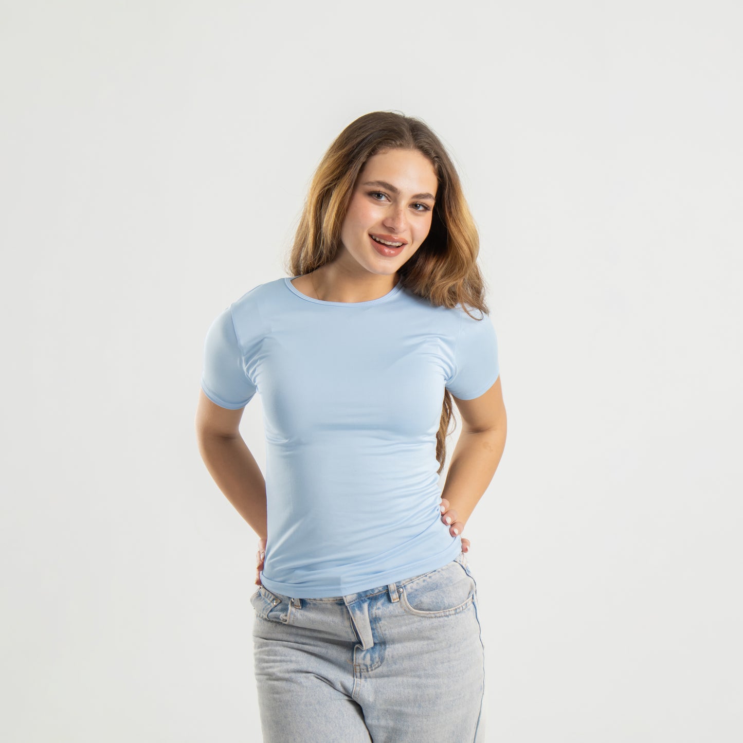 Microfiber Short Sleeve Top