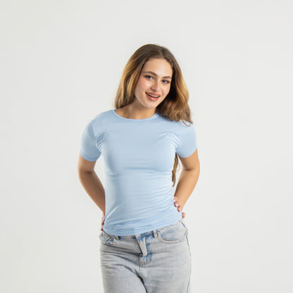 Microfiber Short Sleeve Top
