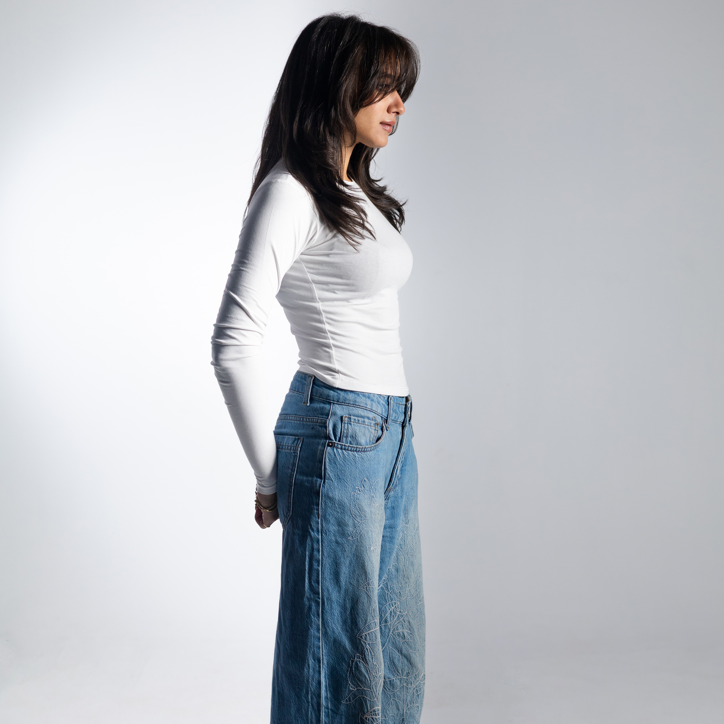 Cotton Long Sleeve Top