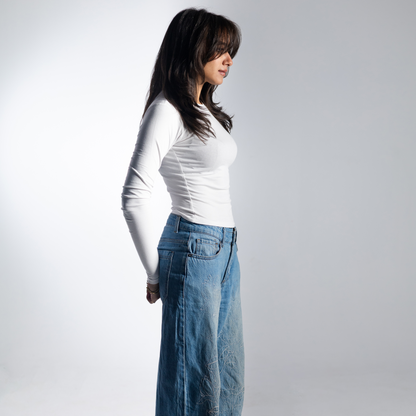 Cotton Long Sleeve Top