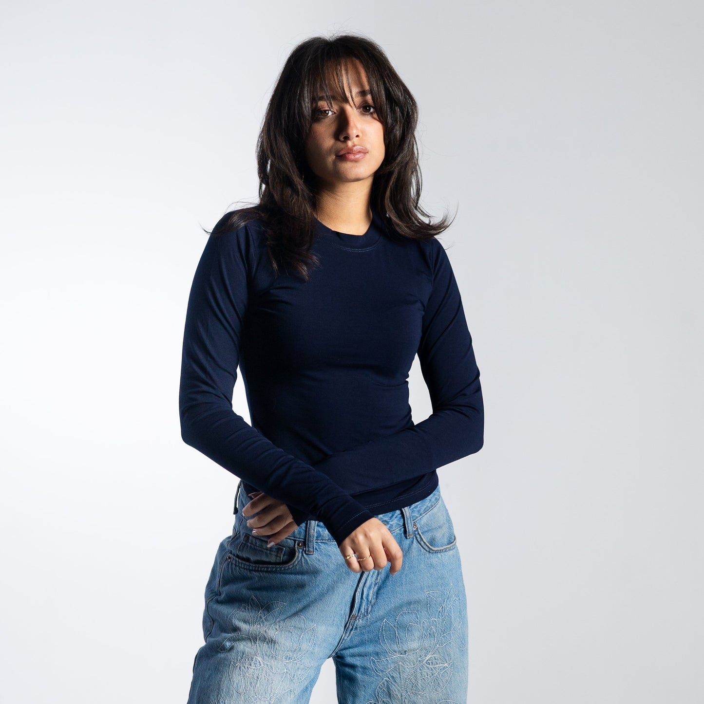 Cotton Long Sleeve Top