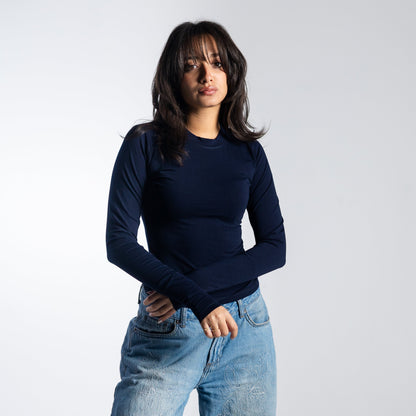 Cotton Long Sleeve Top